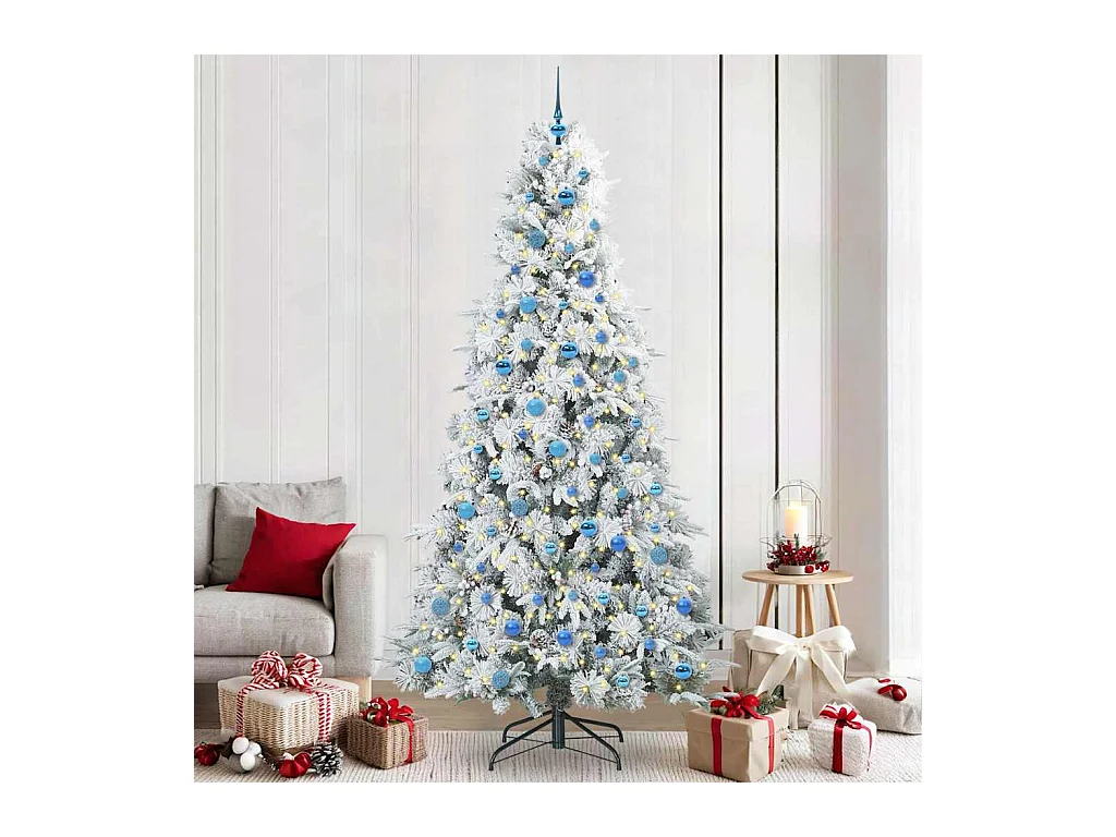 Sapin de Noël Artificiel à Branches Articulées Vert 240 cm