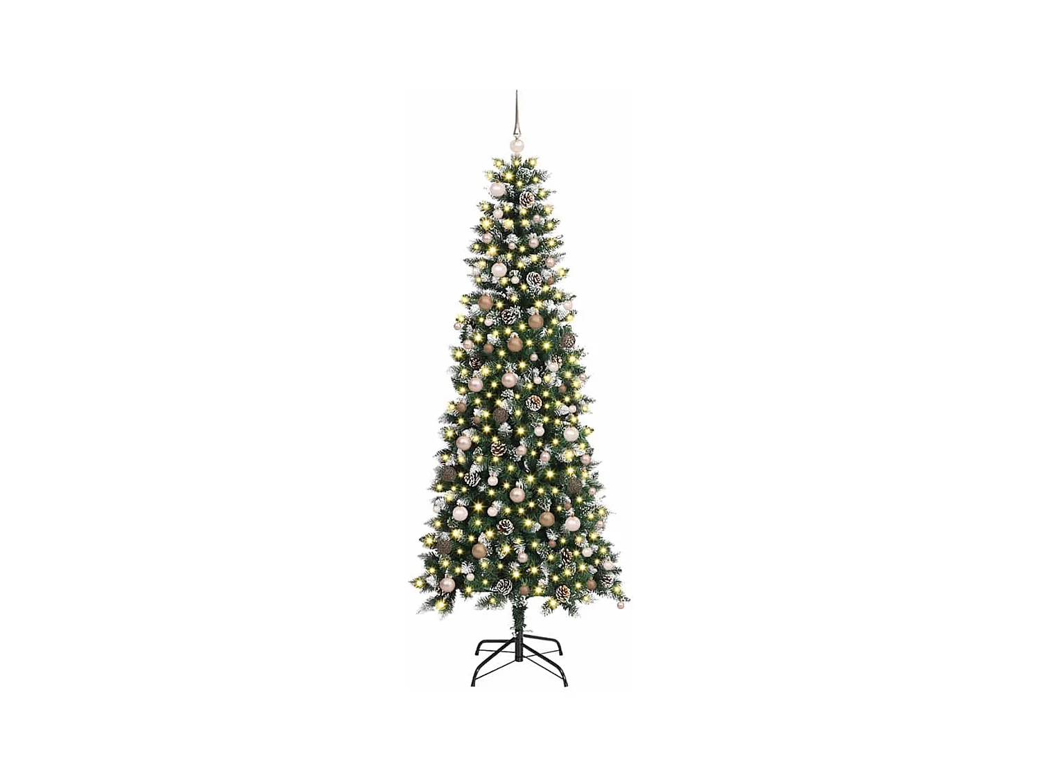 Árbol de Navidad artificial con 300 LED Verde 86 x 86 x 210 cm