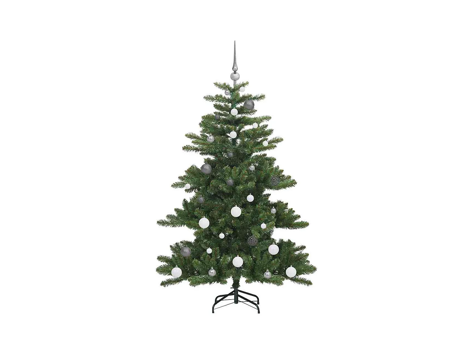 Kunstmatige Hinged Kerstboom met 150 LED 150 cm PVC