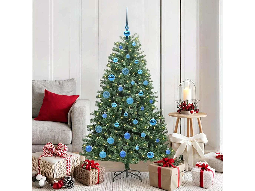 Árbol de Navidad artificial con ramas articuladas Verde 150 cm