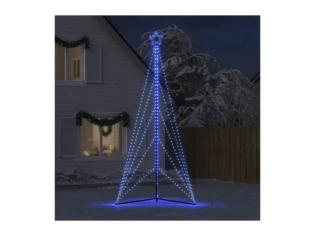 Sapin de Noël à LED 615 LED bleu 404,5 cm