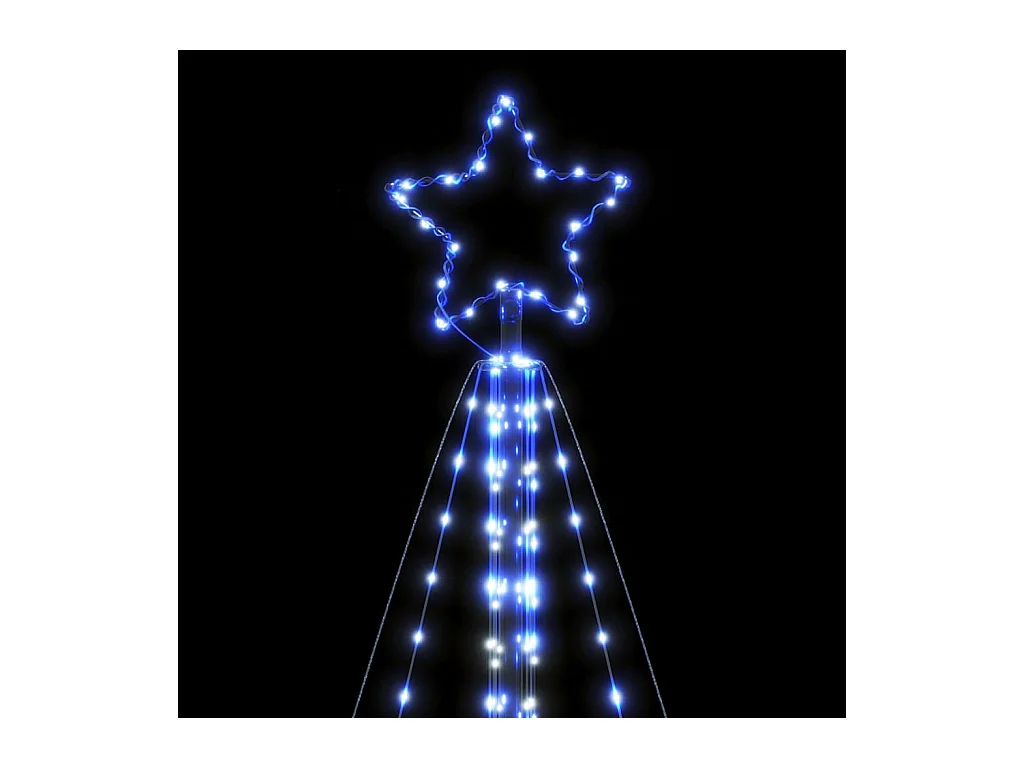 Sapin de Noël à LED 615 LED bleu 404,5 cm