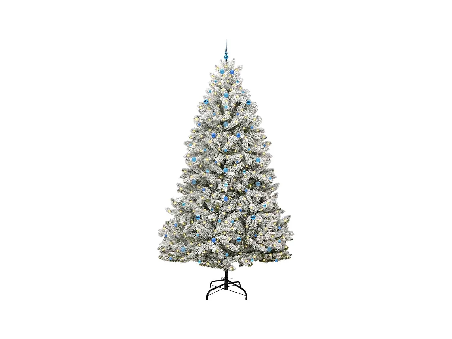 Árbol de Navidad artificial Verde y 300 cm PVC y Metal