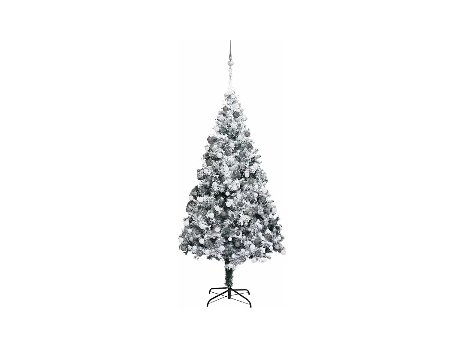 Sapin de Noël artificiel Vert 180 cm PVC, Acier et Plastique
