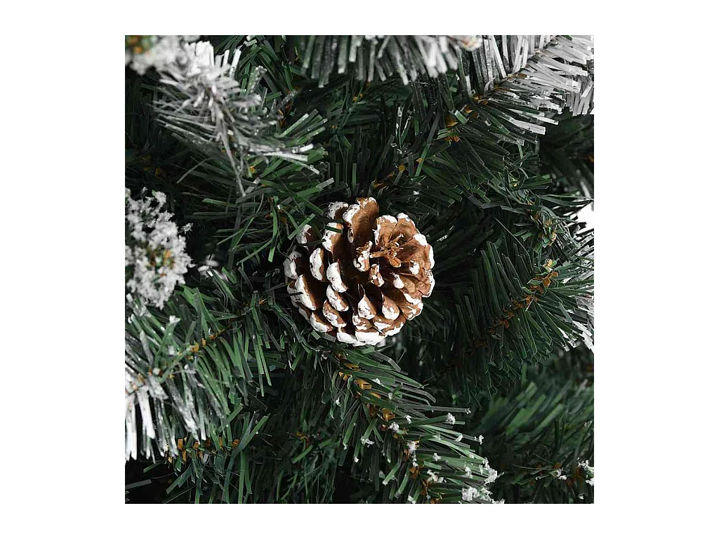 Sapin de Noël artificiel avec 150 LED Vert 55 x 55 x 120 cm