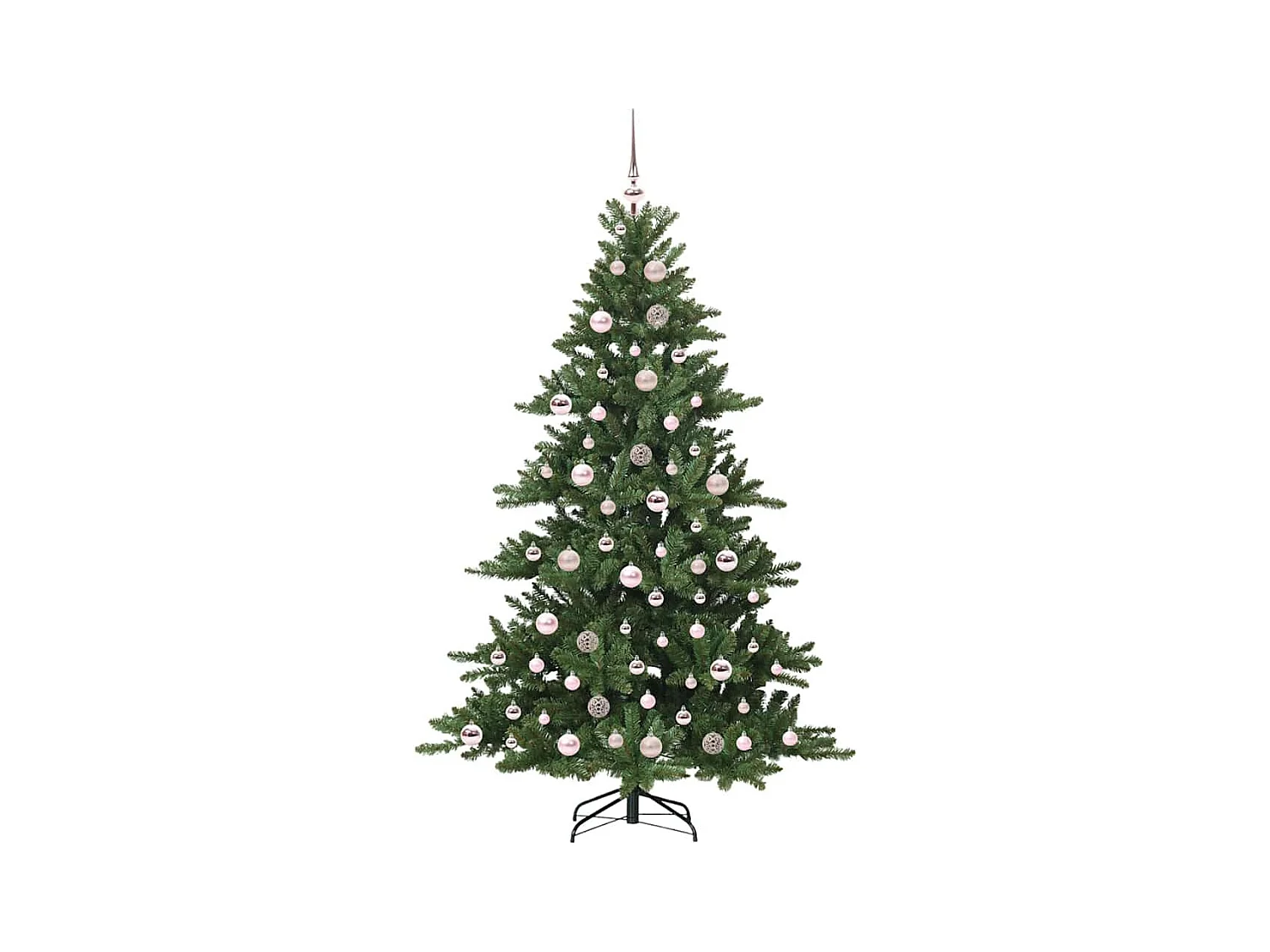 Árbol de Navidad artificial con ramas articuladas 180 cm PVC