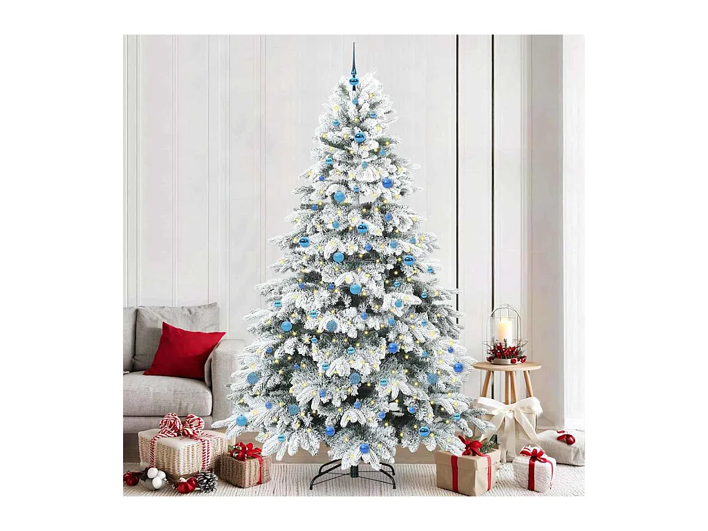Sapin de Noël artificiel avec 300 LED Vert 240 cm PE et PVC