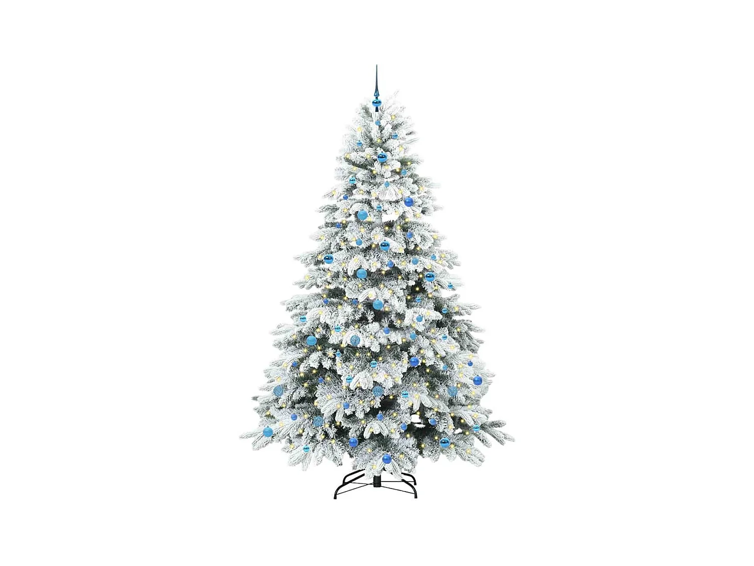 Sapin de Noël artificiel avec 300 LED Vert 240 cm PE et PVC