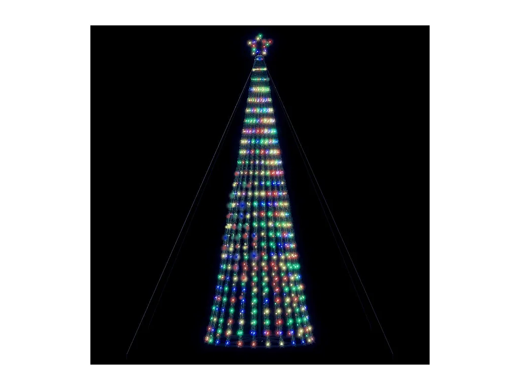 Sapin de Noël à LED 1028 LED colorées 403 cm