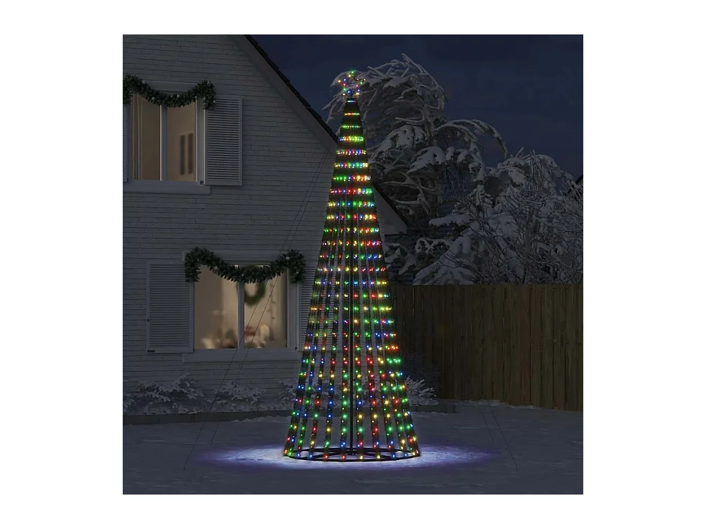 Sapin de Noël à LED 1028 LED colorées 403 cm