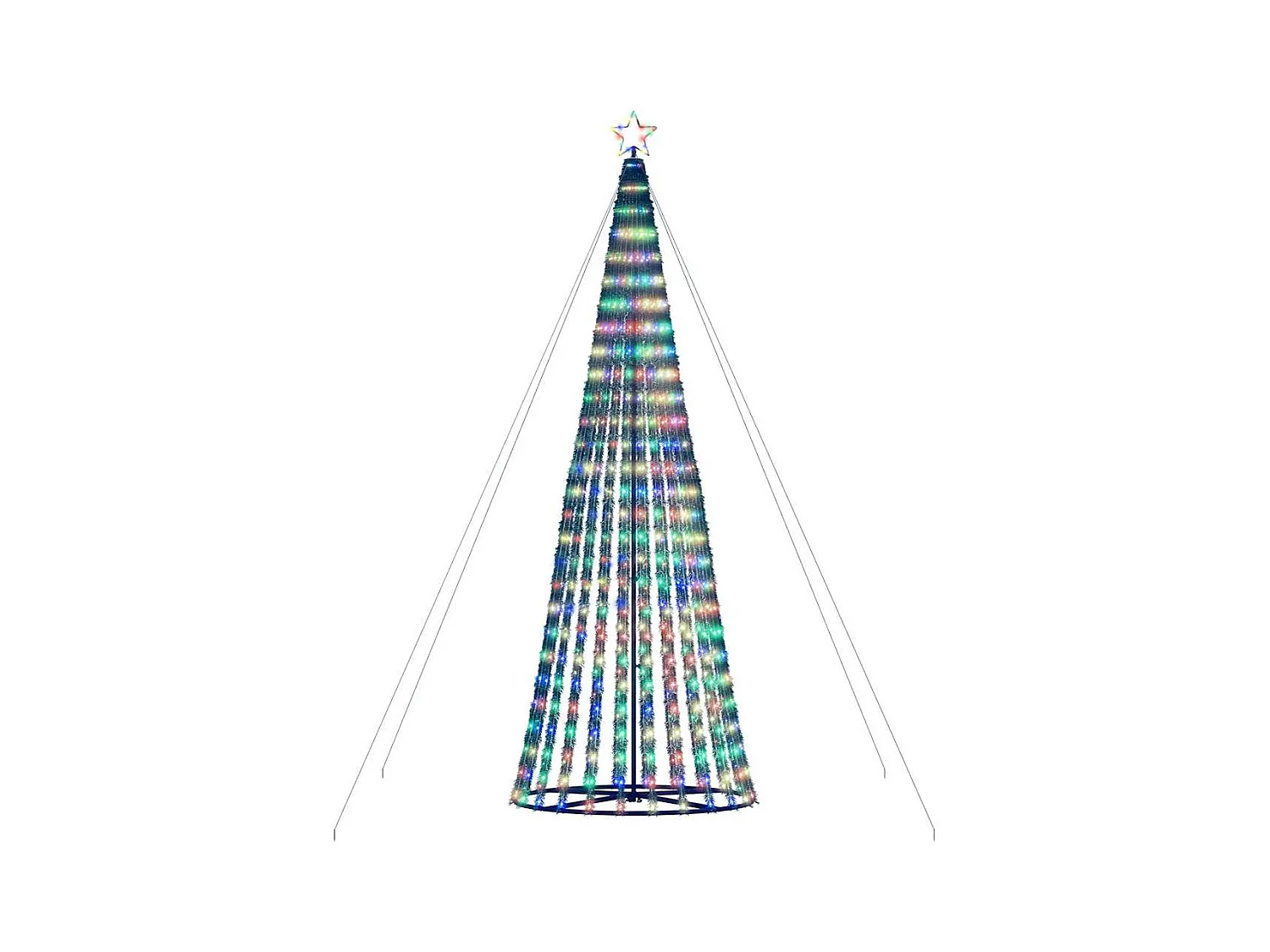 Sapin de Noël à LED 1028 LED colorées 403 cm