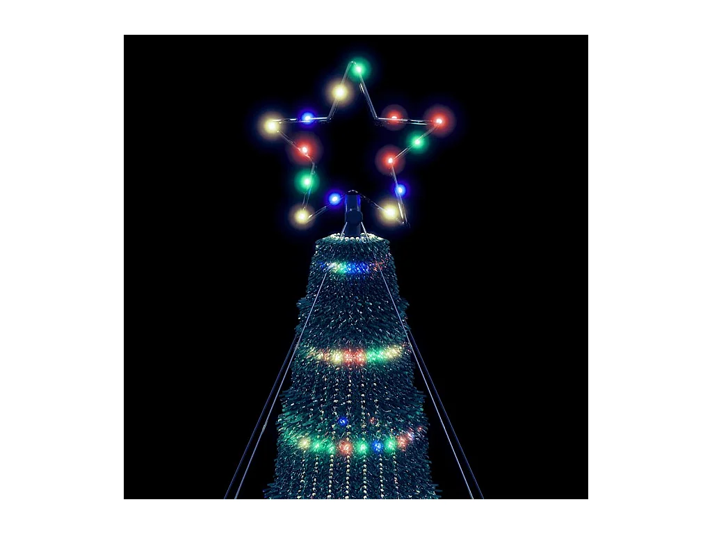 Sapin de Noël à LED 1028 LED colorées 403 cm