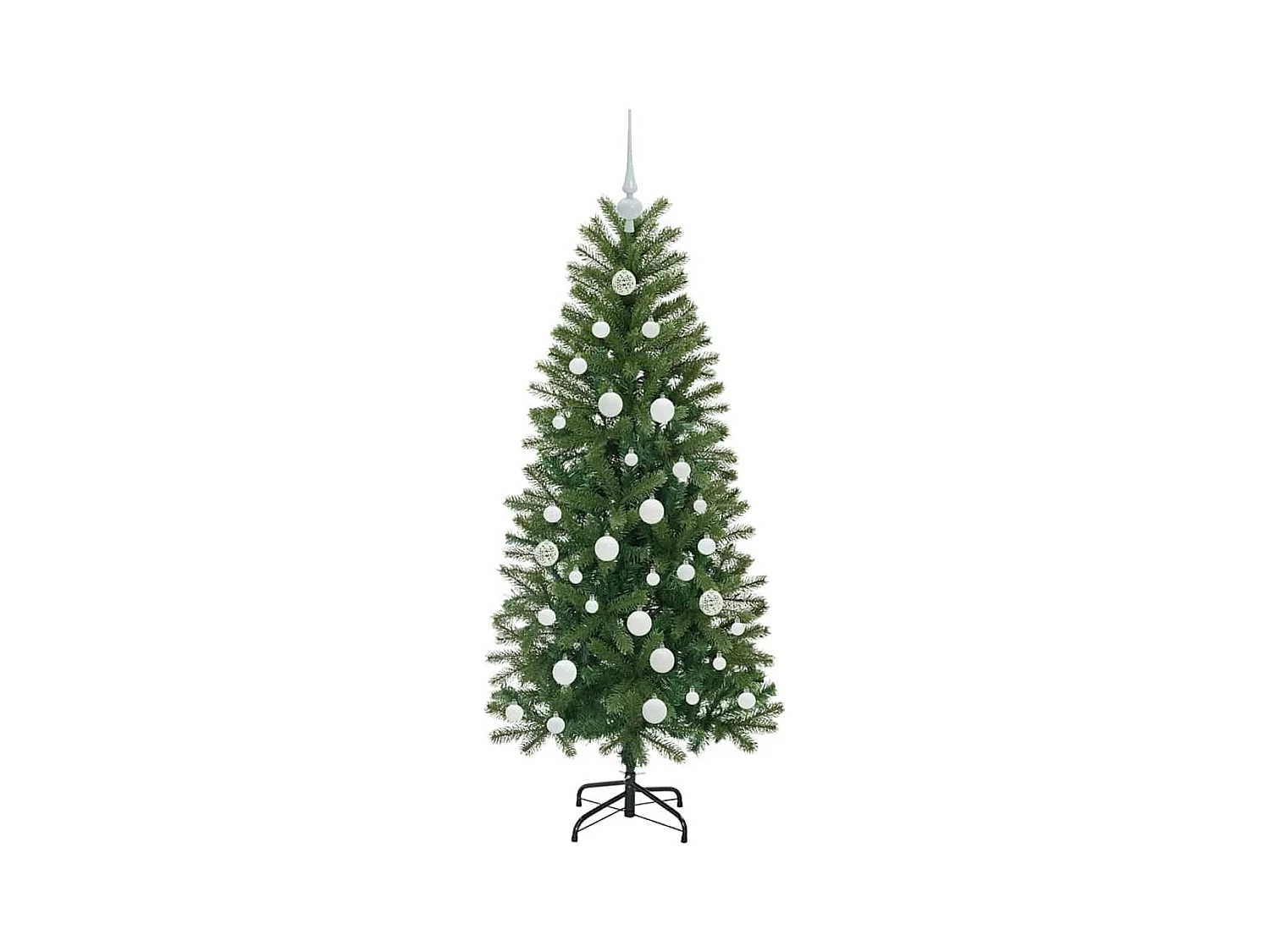 Sapin de Noël artificiel avec 150 LED Vert 150 cm PE et PVC