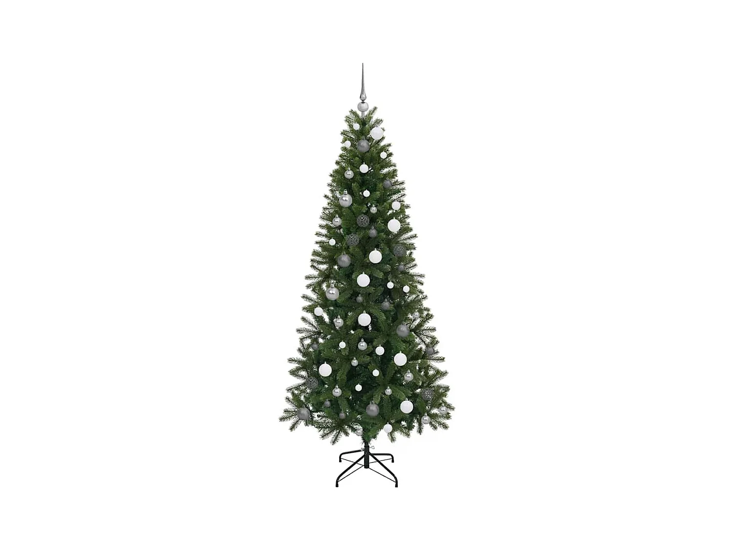 Sapin de Noël artificiel avec 300 LED Vert 210 cm PE et PVC