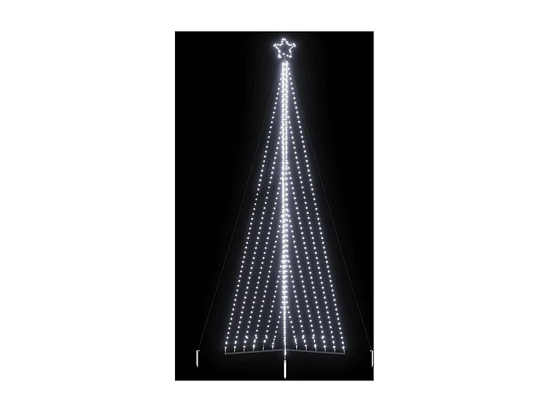 Sapin de Noël à LED 789 LED blanc froid 476 cm