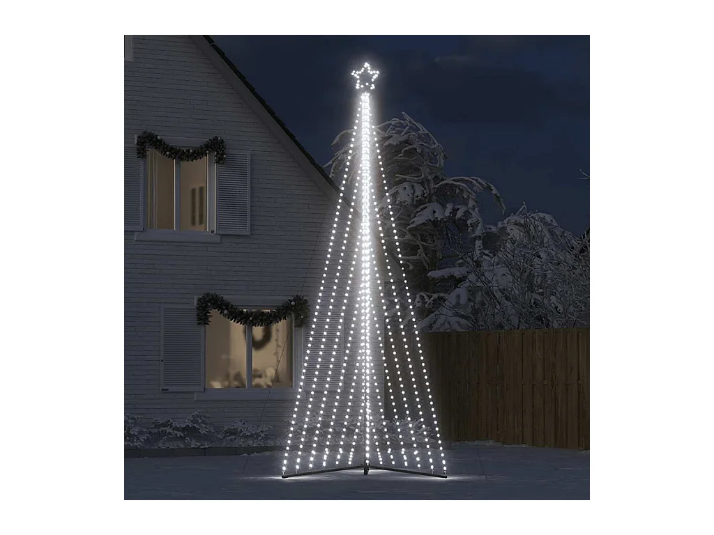 Sapin de Noël à LED 789 LED blanc froid 476 cm