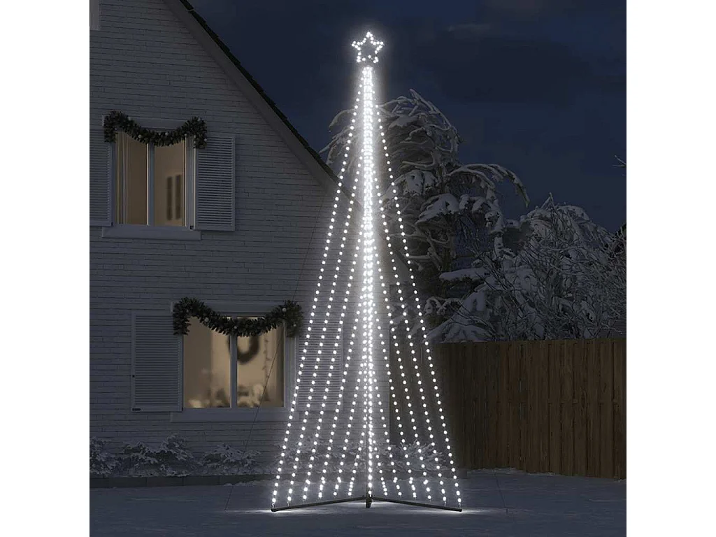 Sapin de Noël à LED 789 LED blanc froid 476 cm