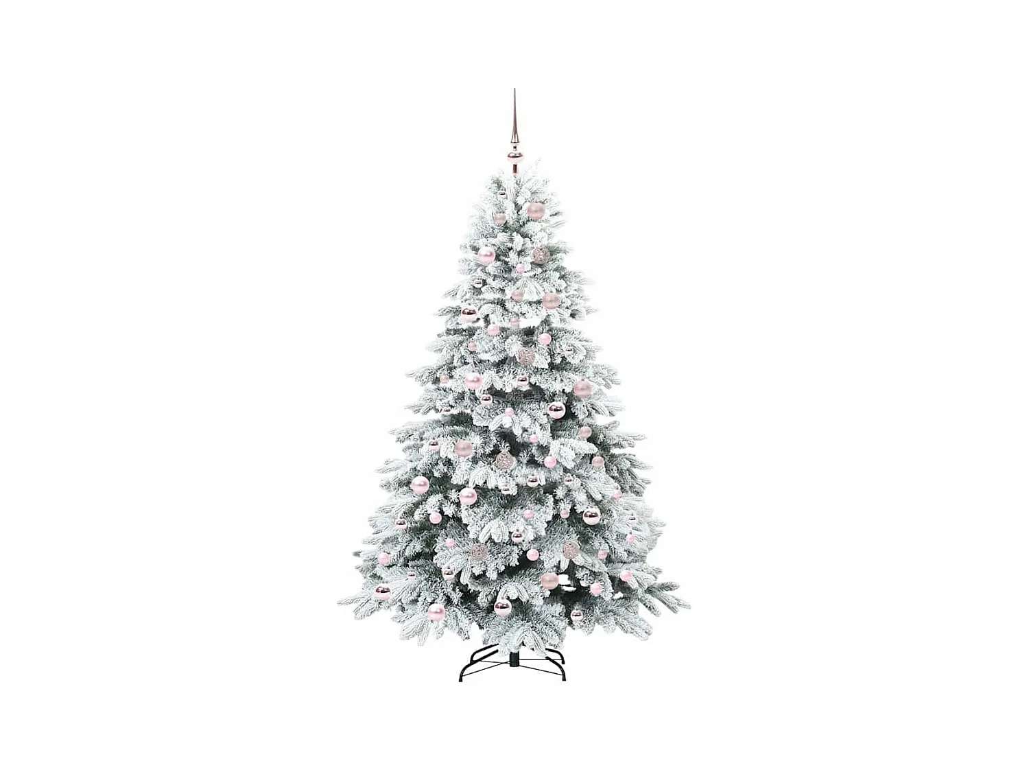 Árbol de Navidad artificial con 300 LED Verde 180 cm PE y PVC