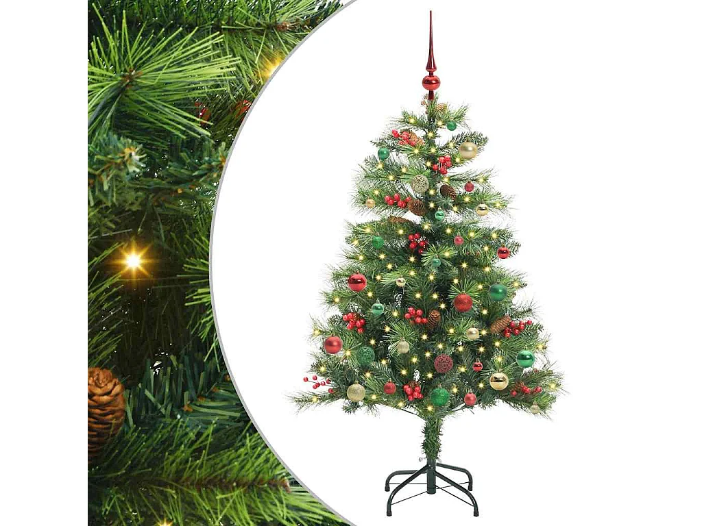 Sapin de Noël artificiel Vert 150 cm PVC et métal