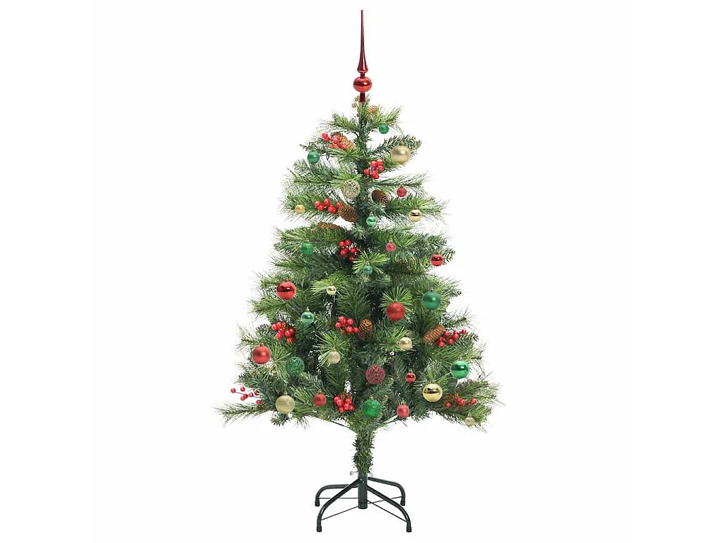 Sapin de Noël artificiel Vert 150 cm PVC et métal