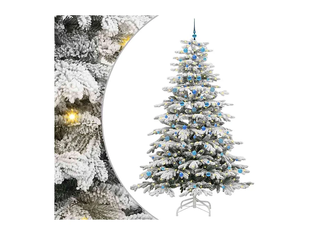 Árbol de Navidad artificial con ramas articuladas 240 cm