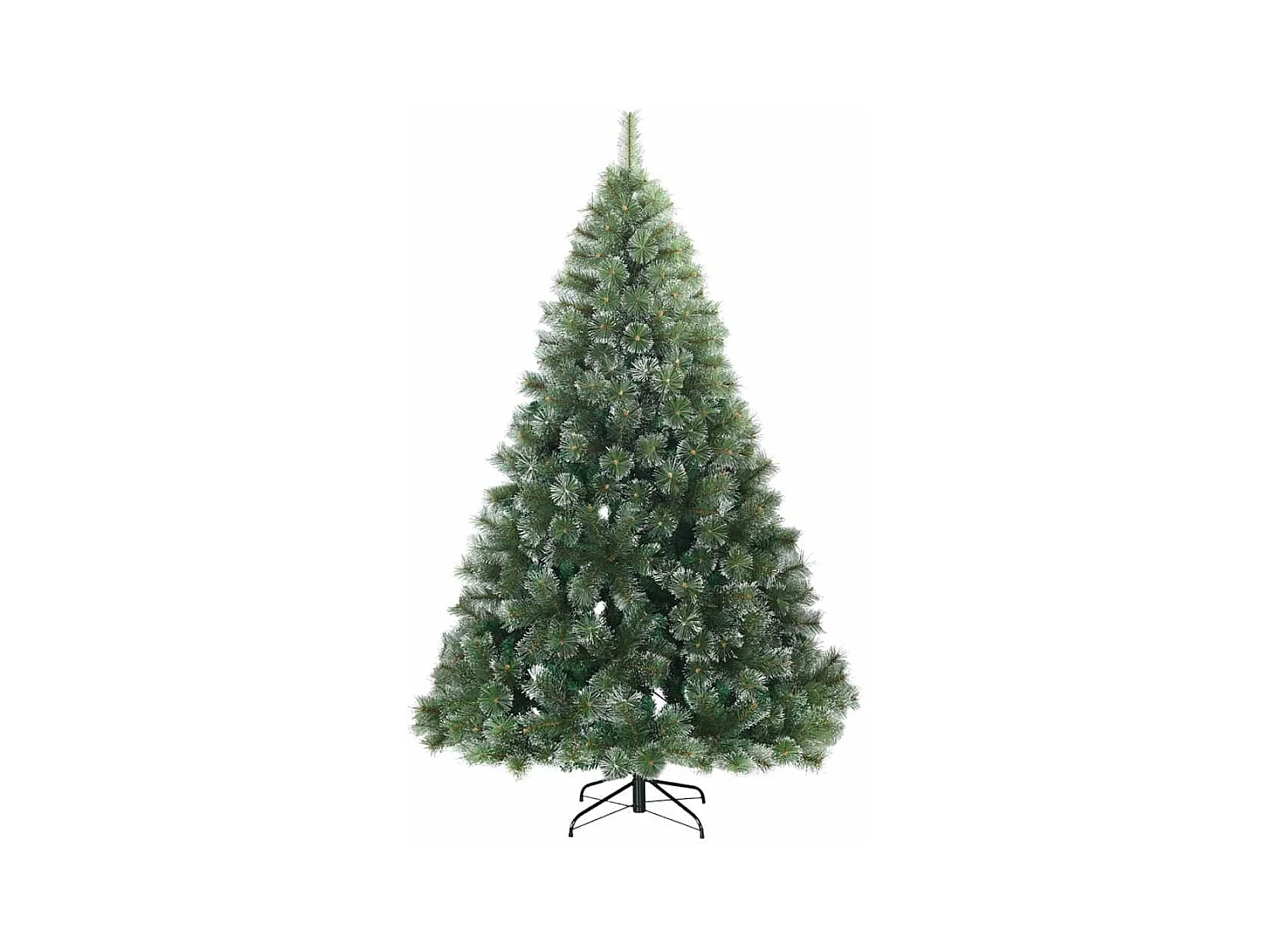 Sapin de Noël artificiel avec 300 LED Vert 210 cm PE et PVC