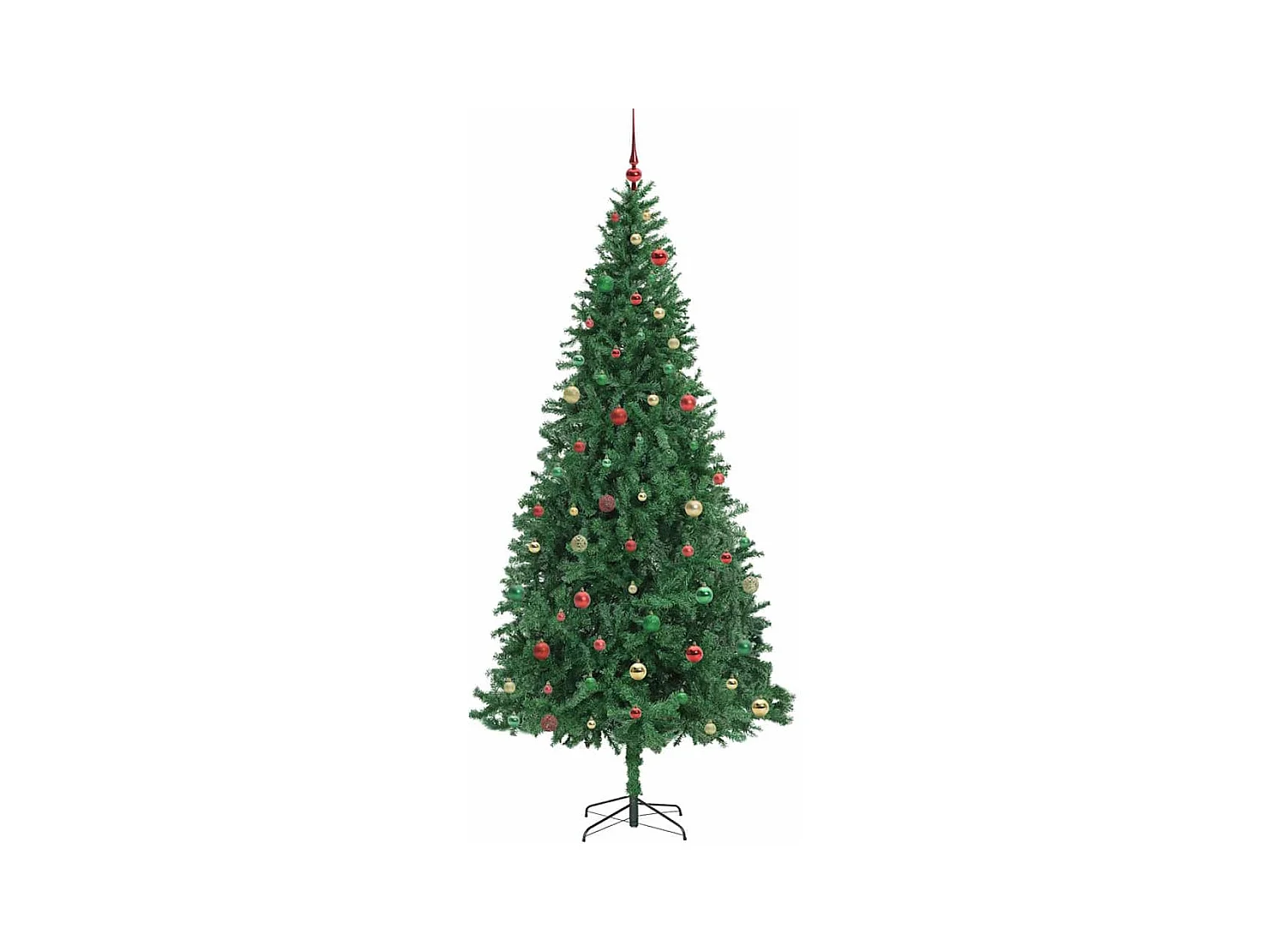 Árbol de Navidad artificial Verde 300 cm PVC y Metal y Plástico