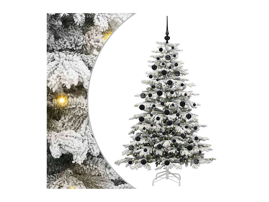 Árbol de Navidad artificial con ramas articuladas 180 cm