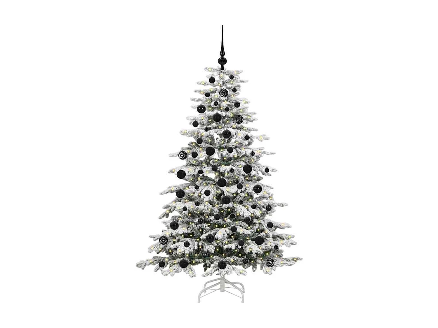 Sapin de Noël Artificiel à Branches Articulées Blanc 180 cm