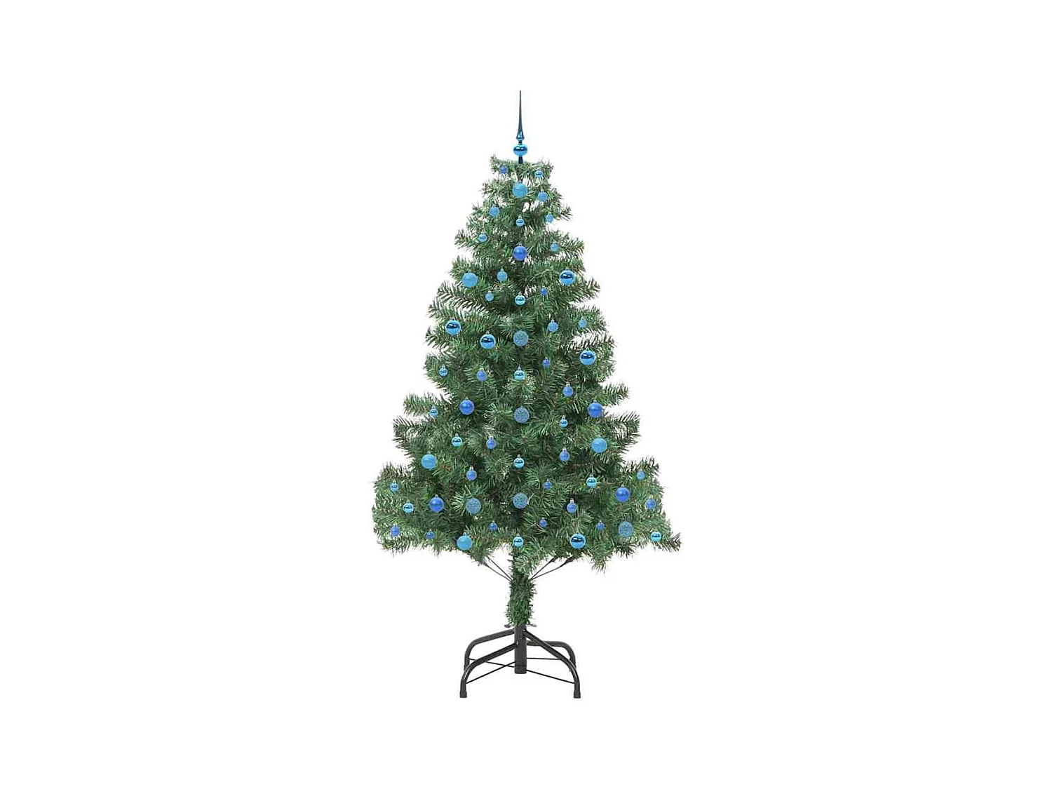 Árvore de Natal com 300 LEDs com suporte Verde 210 cm PVC