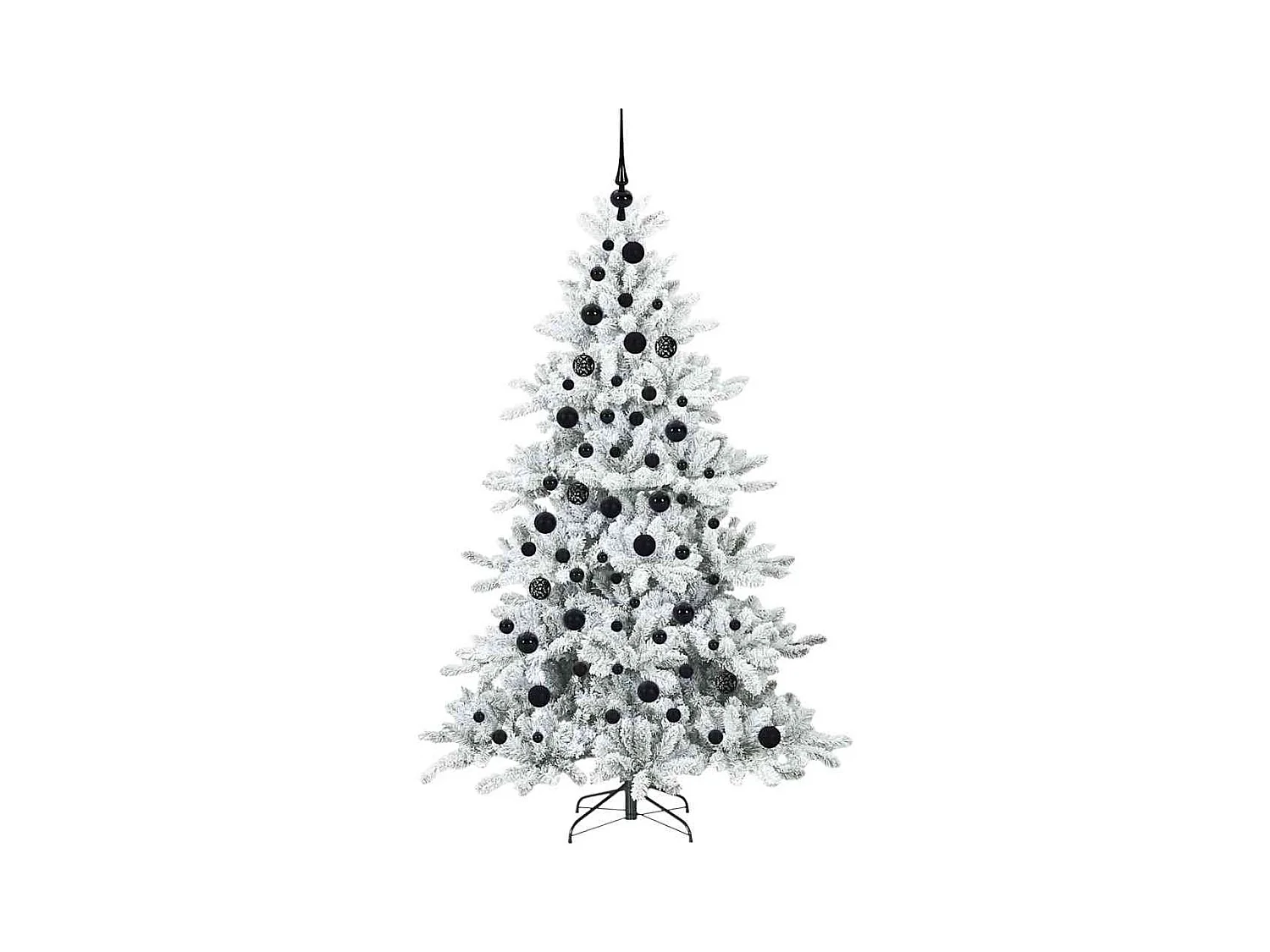 Kunstmatige Hinged Kerstboom met 300 LED 180 cm PVC