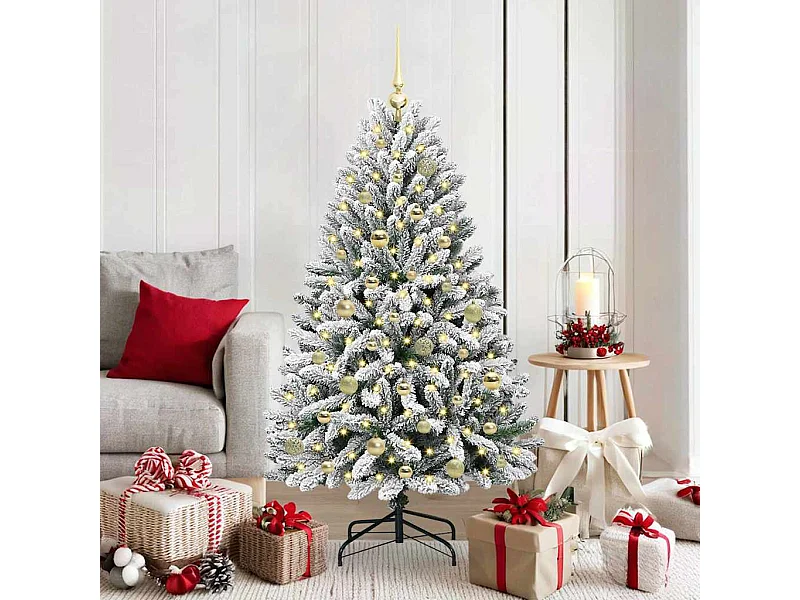 Árbol de Navidad artificial Verde y 150 cm PVC y Metal