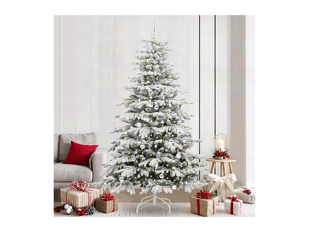 Árbol de Navidad artificial con ramas articuladas 240 cm