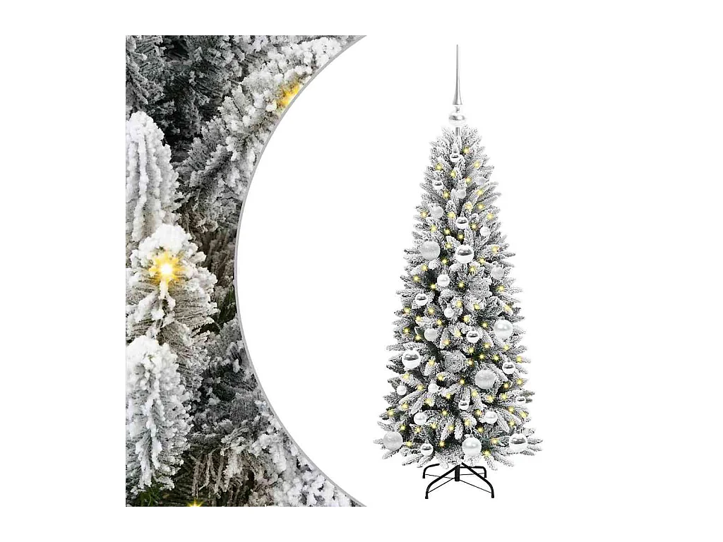 Árbol de Navidad artificial con 150 LED 53 x 53 x 120 cm