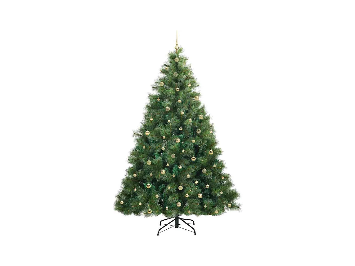 Árbol de Navidad artificial con 300 LED Verde 240 cm PE y PVC