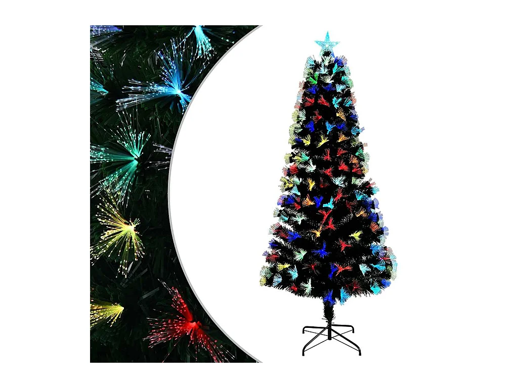 Kunstkerstboom met decoratieve touwlichten Groen 240 cm PVC