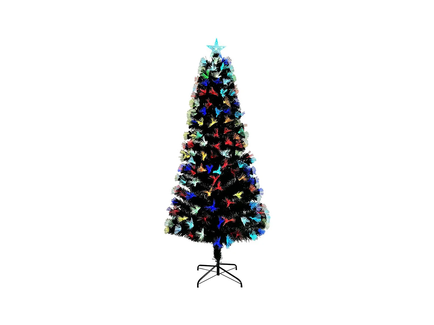 Kunstkerstboom met decoratieve touwlichten Groen 240 cm PVC