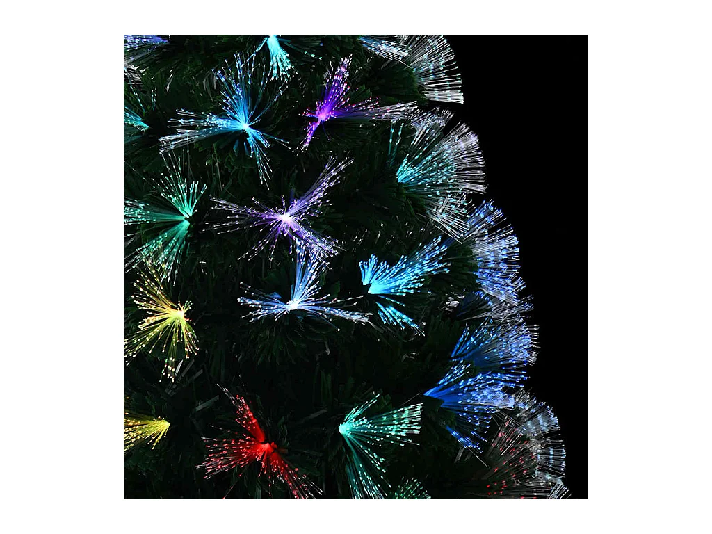 Kunstkerstboom met decoratieve touwlichten Groen 240 cm PVC