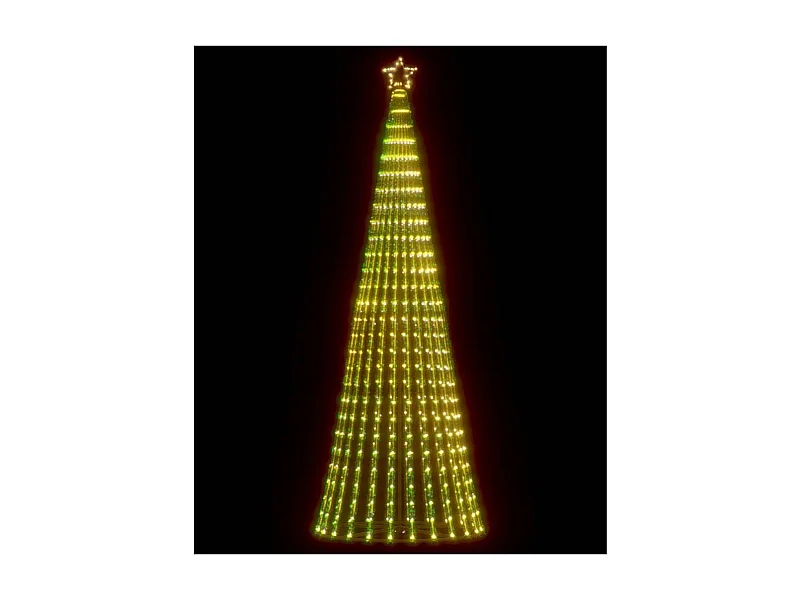 Sapin de Noël à LED 475 LED blanc chaud 247 cm