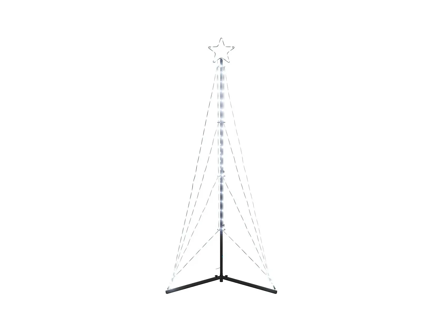 LED Árvore de Natal 363 LEDs Branco Frio 182 cm