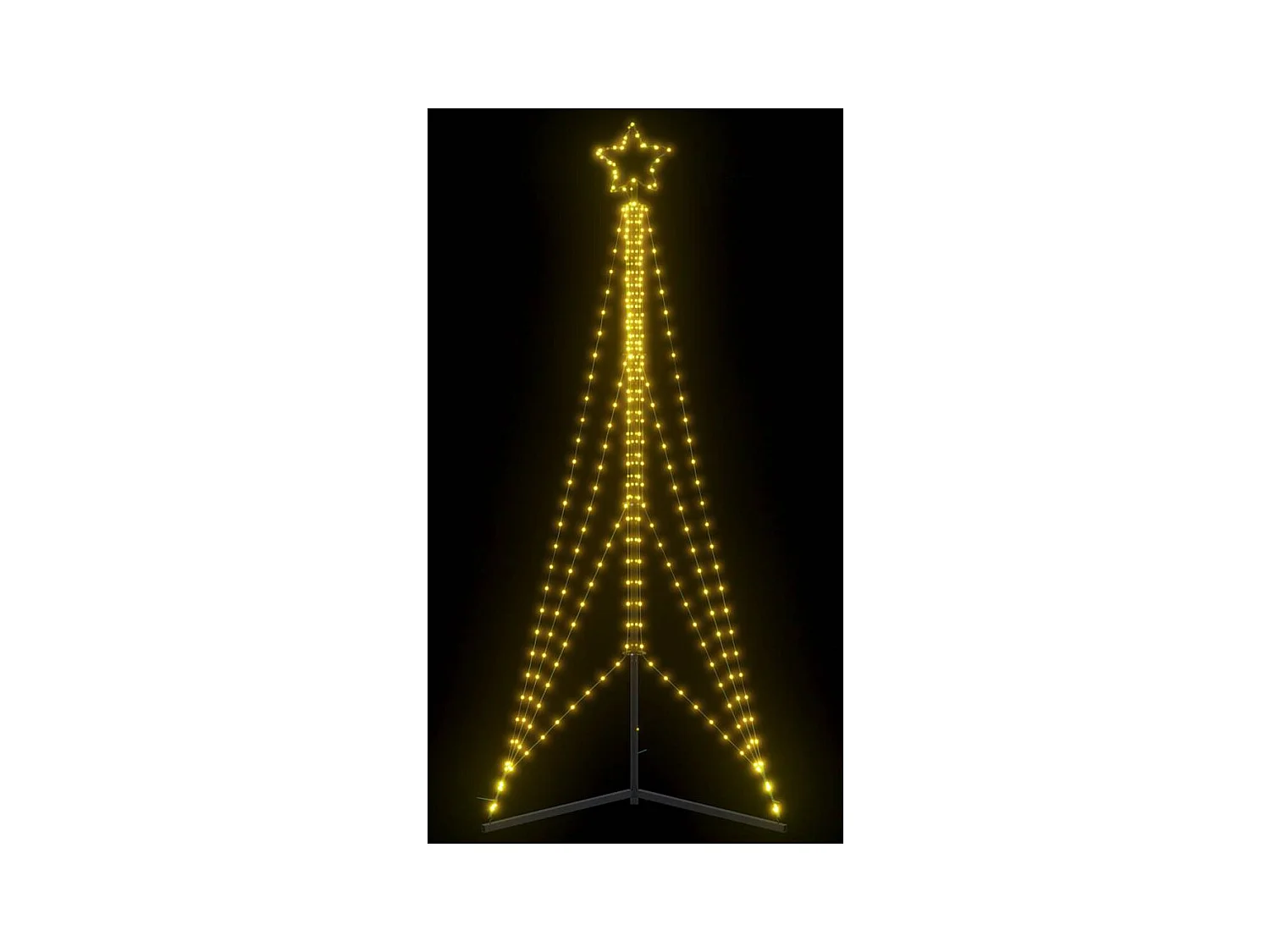 LED-kerstboom 483 LEDs warm wit 240 cm