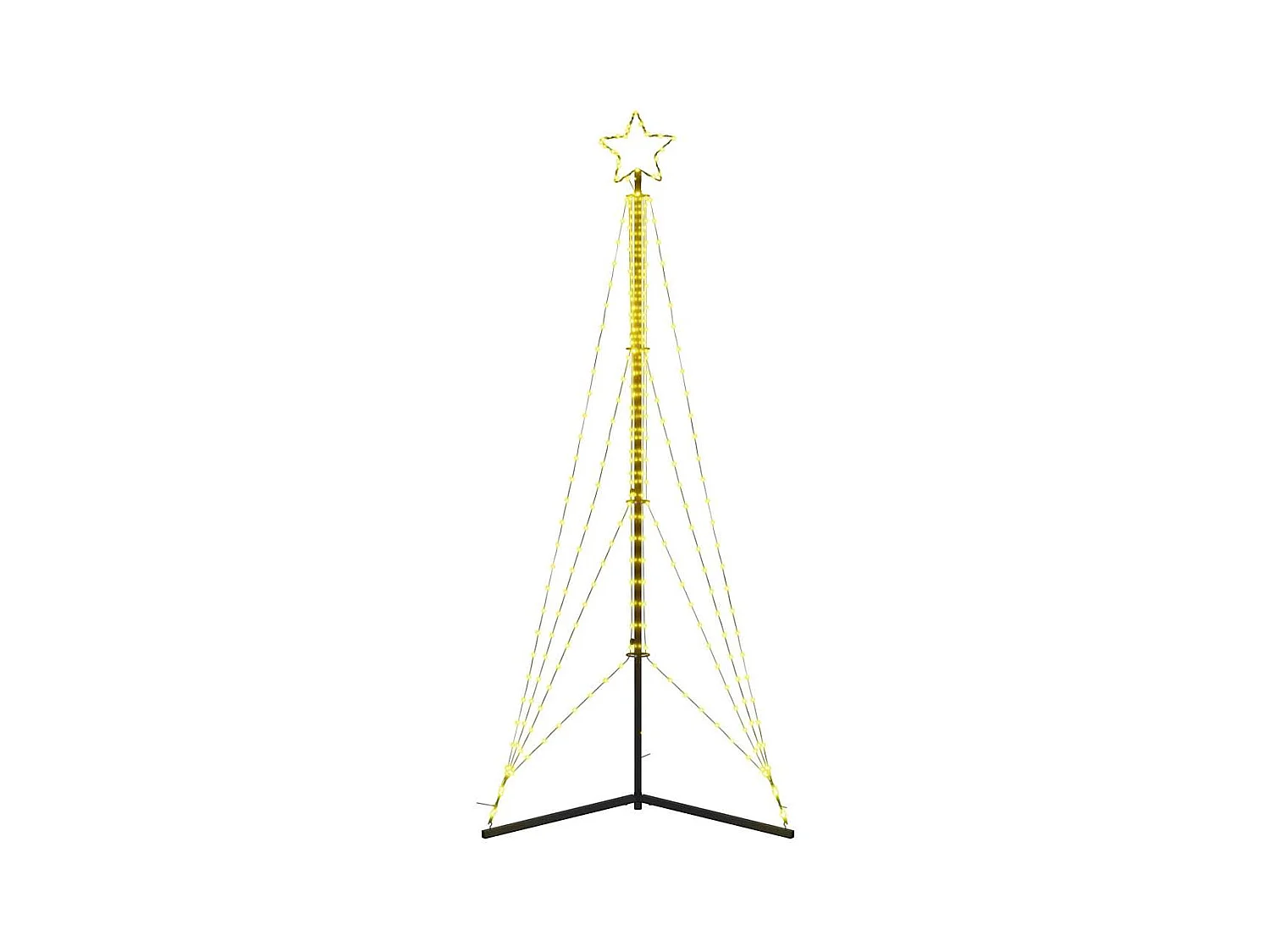 LED-kerstboom 483 LEDs warm wit 240 cm