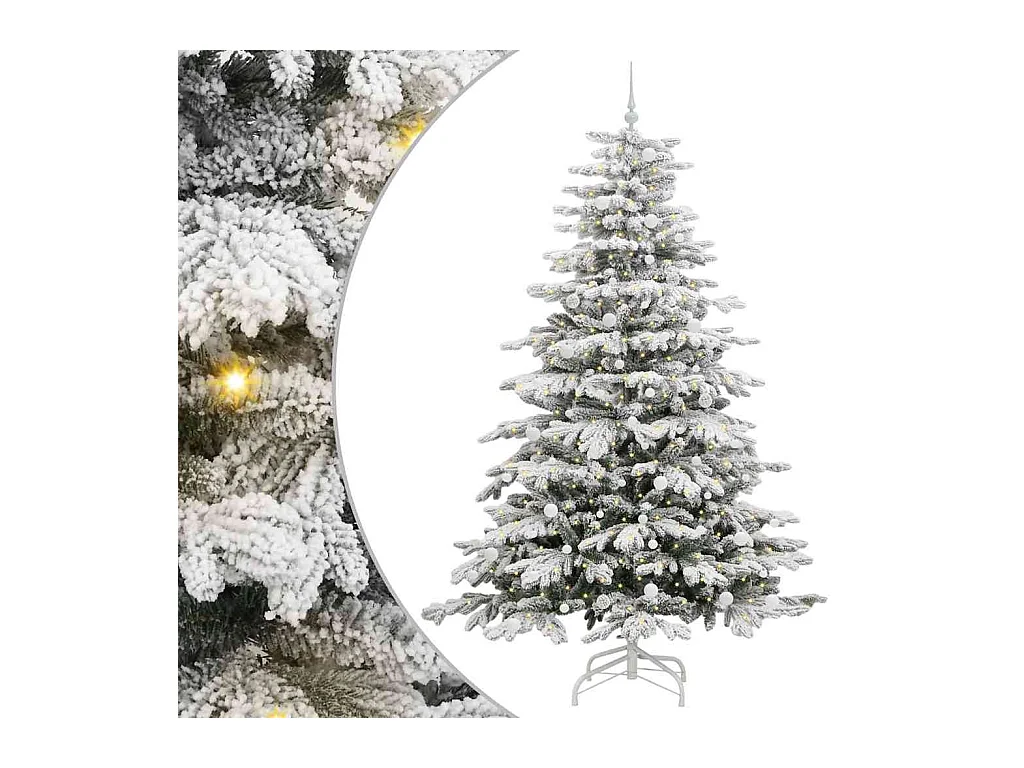 Árbol de Navidad artificial con ramas articuladas 240 cm
