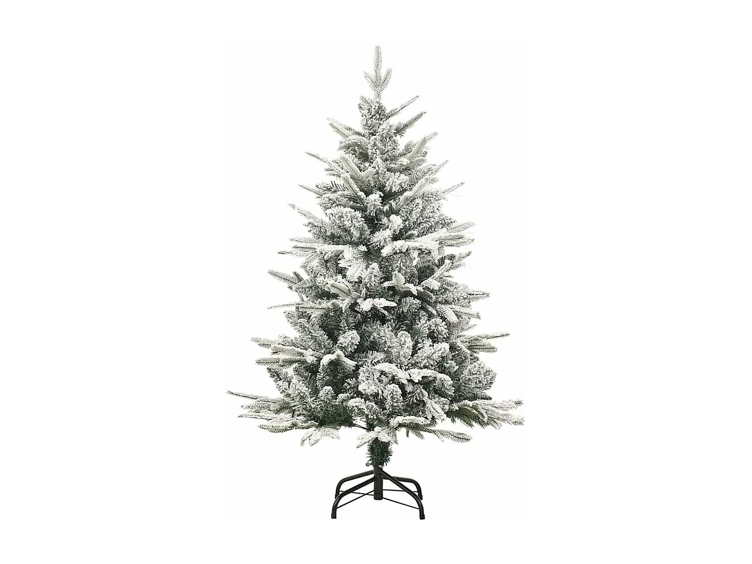 Sapin de Noël artificiel pré-éclairé avec set de boules Vert