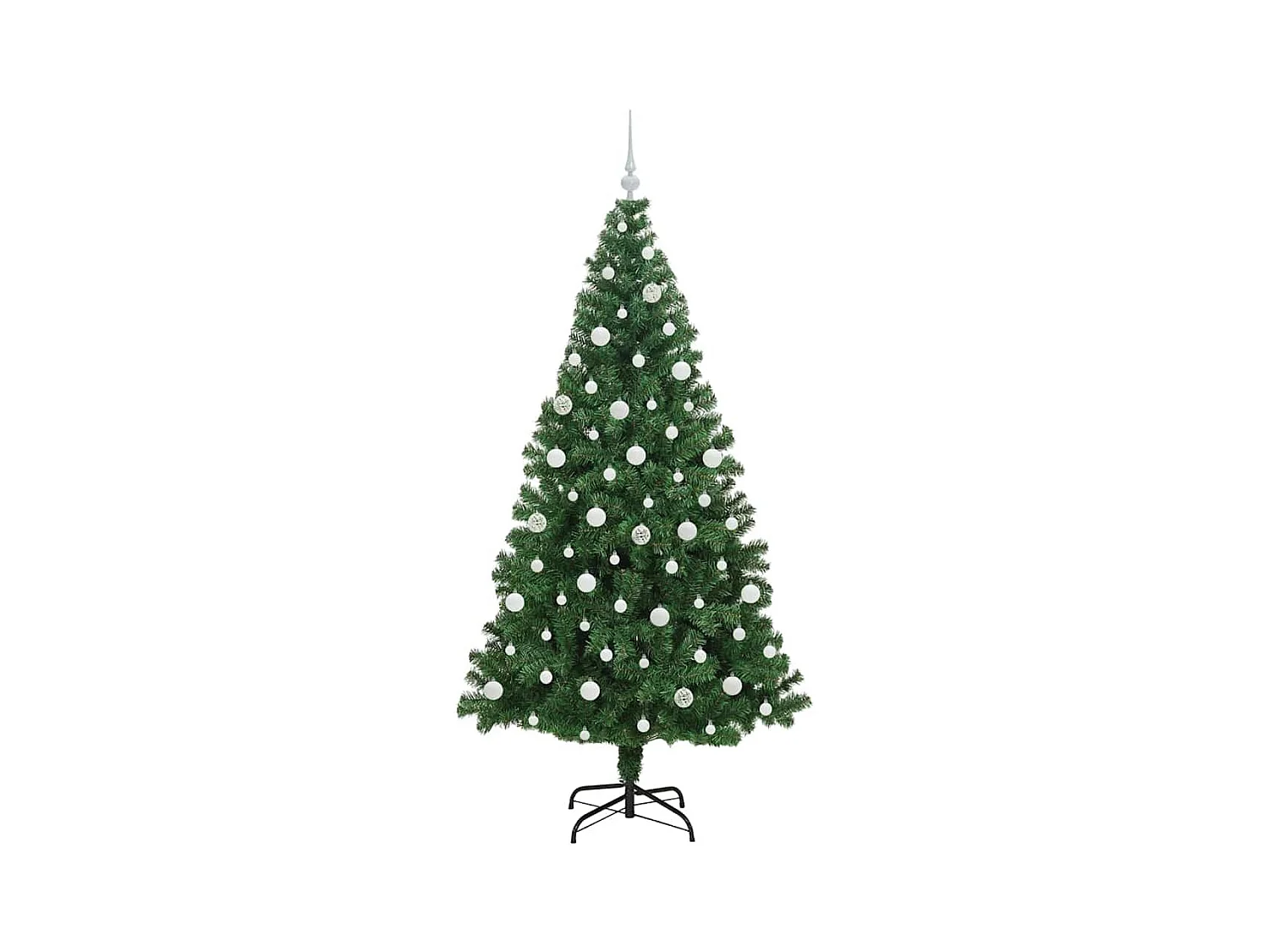 Sapin de Noël artificiel Vert 210 cm PVC, Acier et Plastique