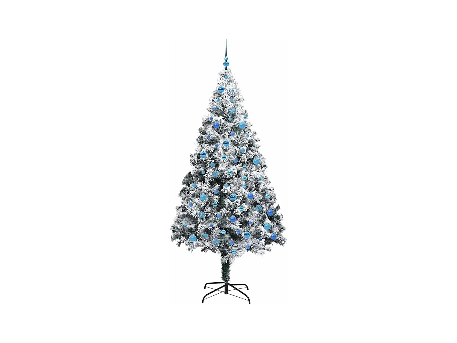 Árbol de Navidad artificial Verde 240 cm PVC y Acero y Plástico