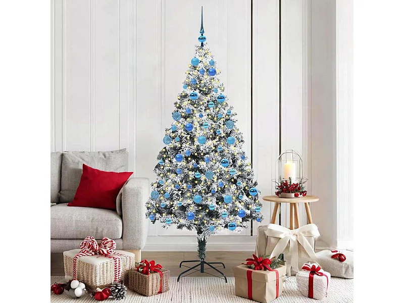 Sapin de Noël artificiel Vert 180 cm PVC, Acier et Plastique