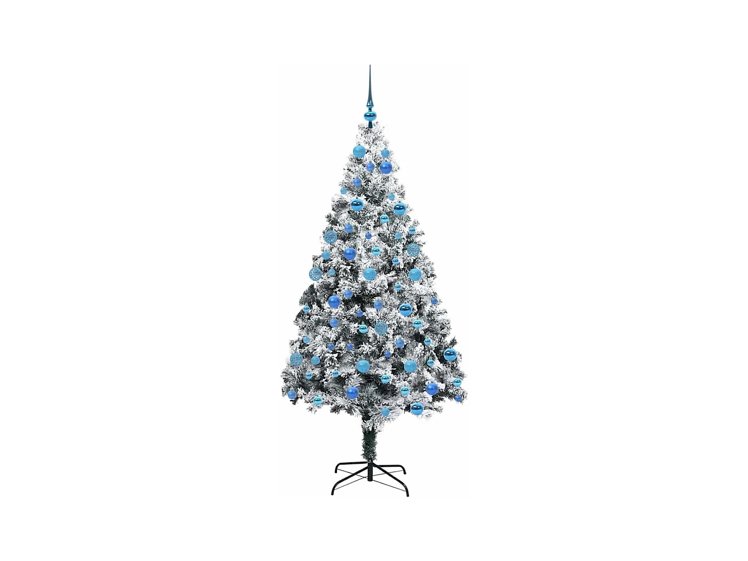 Árbol de Navidad artificial Verde 180 cm PVC y Acero y Plástico