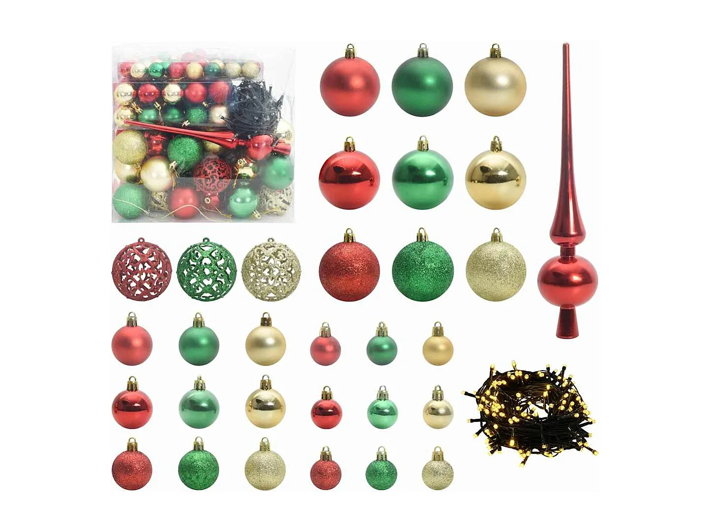 Sapin de Noël artificiel pré-éclairé Vert 240 cm PVC et métal
