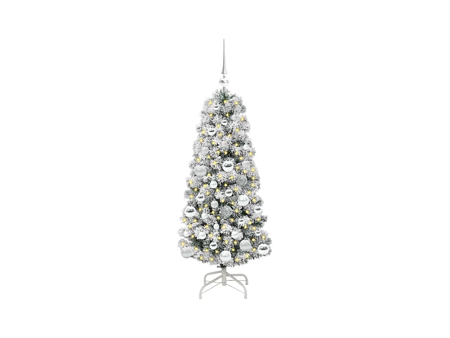 Árbol de Navidad artificial con ramas articuladas 120 cm PVC